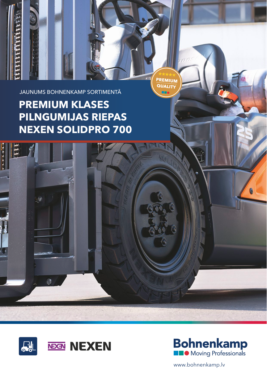 Premium klases pilngumijas riepas NEXEN SOLIDPRO 700